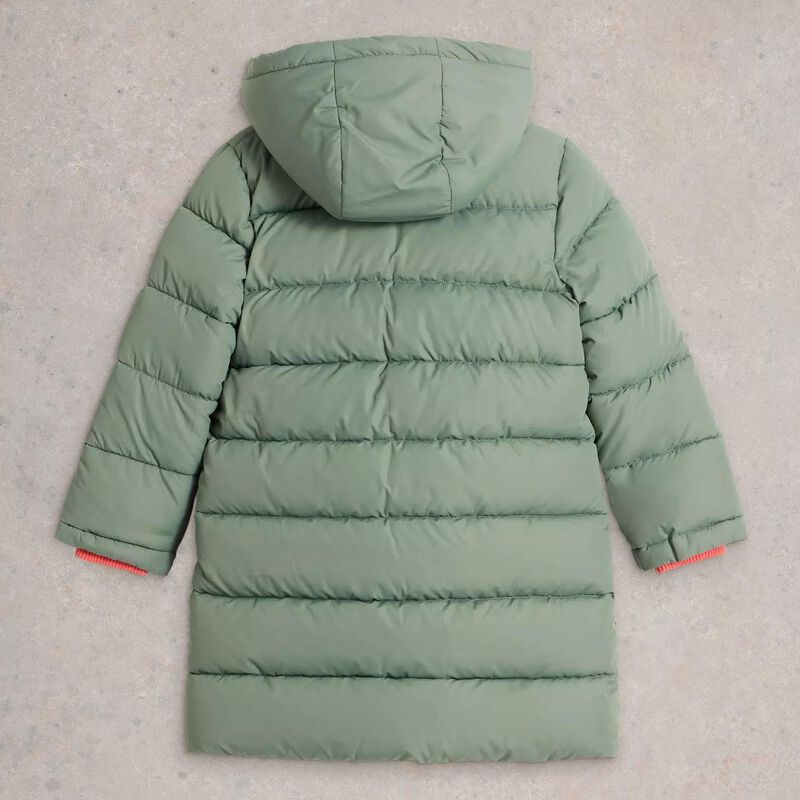 White Stuff Long Puffer Coat image number 1